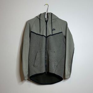 Nike Tech Fleece Windrunner Hoody Olive and Black